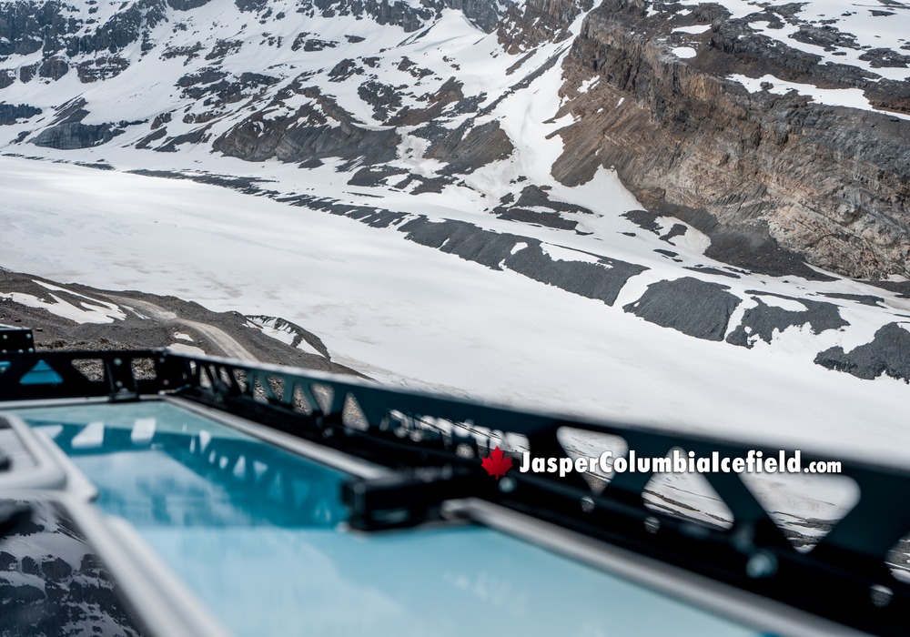 Columbia Icefields Fat Truck Rooftop View