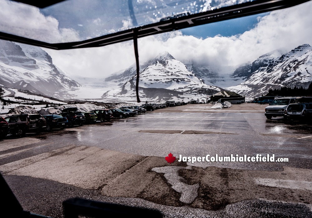 Grand Icefields View of Fat Truck Parking