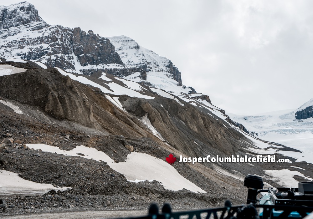 Mountain Ridgeline Icefields from the Fat Truck Rooftop