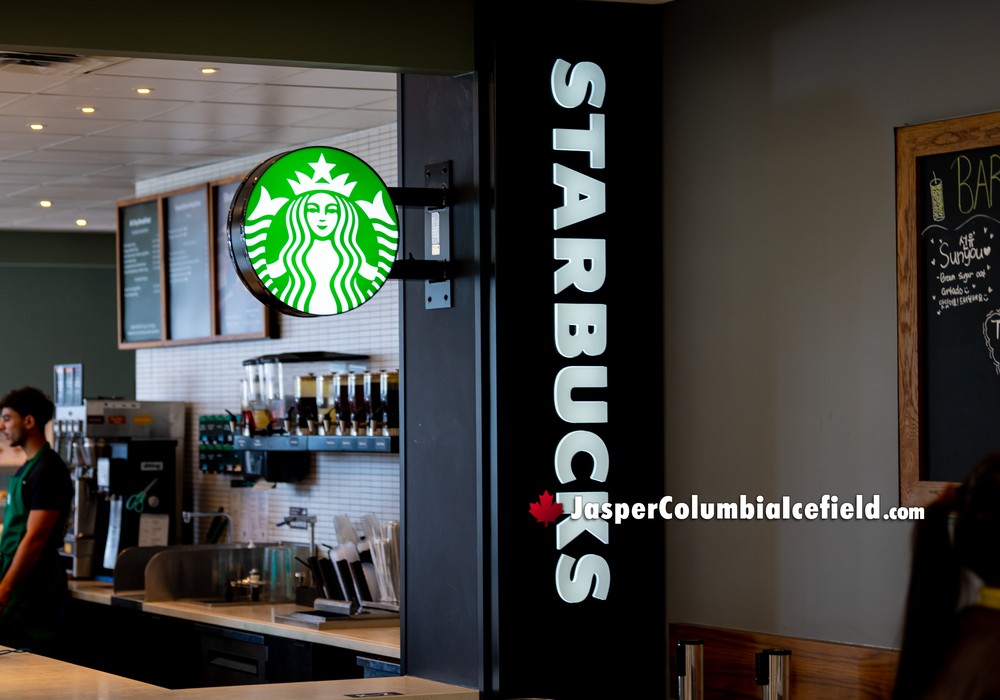 Jasper Columbia Icefield Starbucks